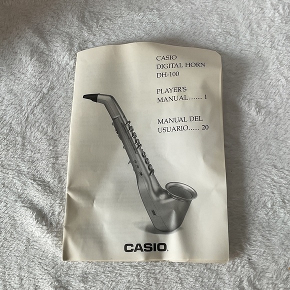 Casio DH-100 Digital Horn in silver 80’s vintage - Picture 3 of 9